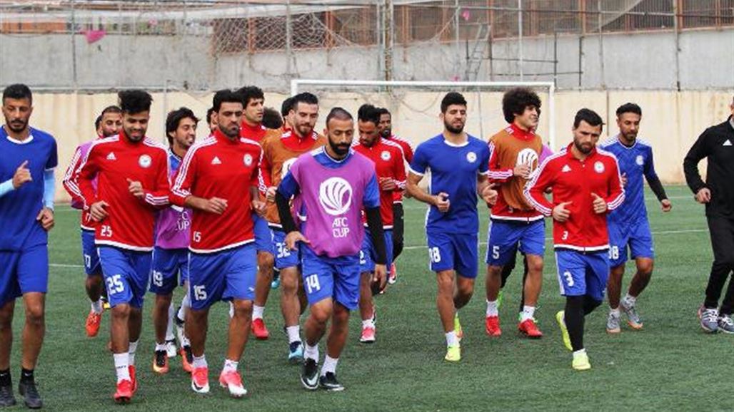 النوارس تخوض مرانها الاخير في بغداد استعداداً للجيش السوري