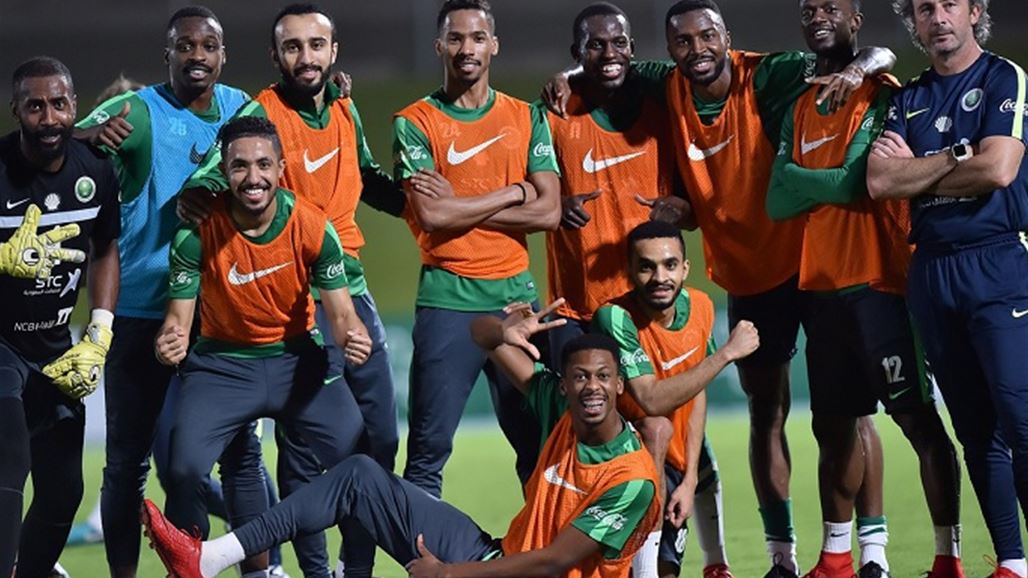 الاخضر السعودي يعلن تشكيلته الاساسية لمواجهة اسود الرافدين