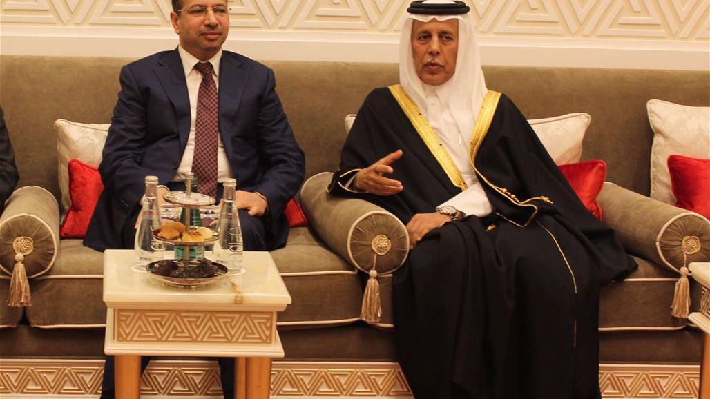 رئيس البرلمان يصل الى الدوحة