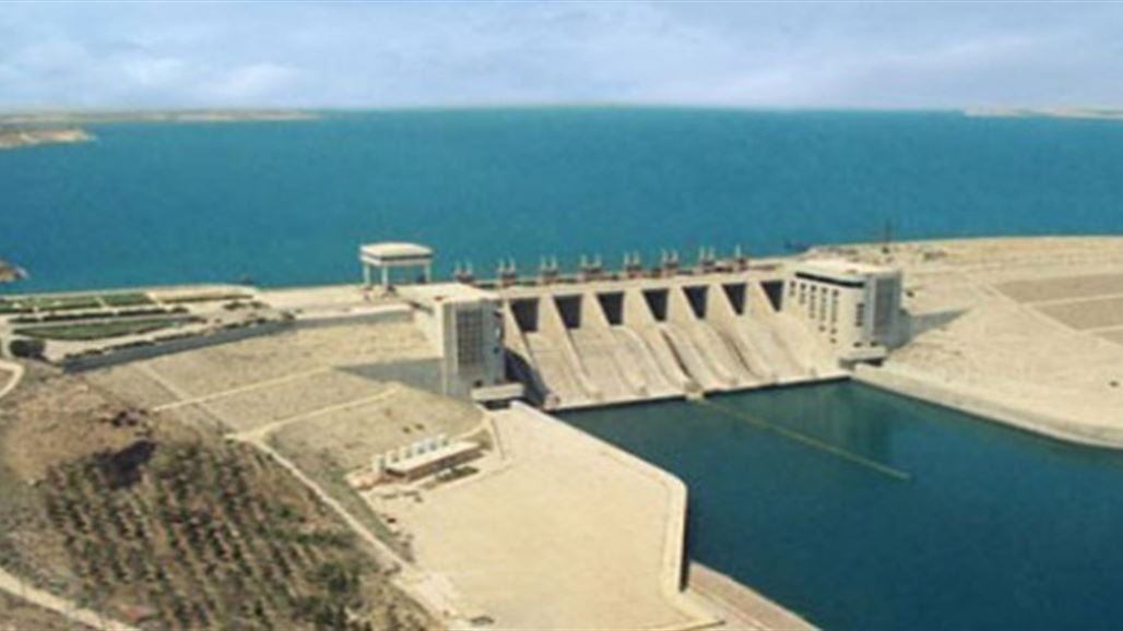 إنخفاض مستويات المياه التخزينية في سد الموصل لأكثر من مليار ونصف م3