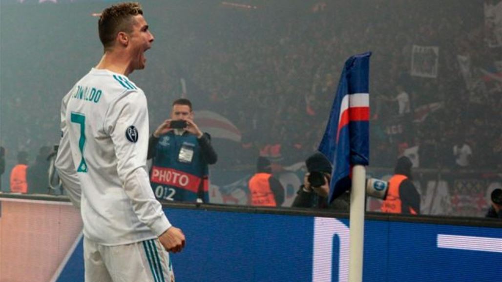 كريستيانو رونالدو لاعب الاسبوع في دوري الأبطال