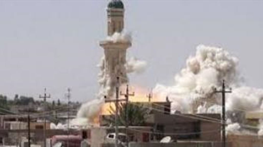 مجهولون يفجرون جامع المصطفى على الطريق الرابط بين كركوك وتكريت