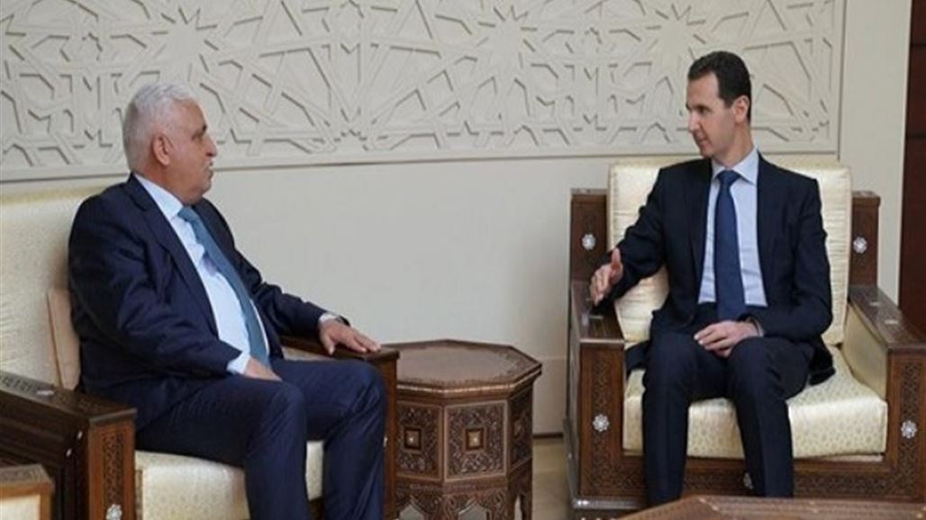 الفياض ينقل إلى الأسد "رسالة شفوية" من العبادي