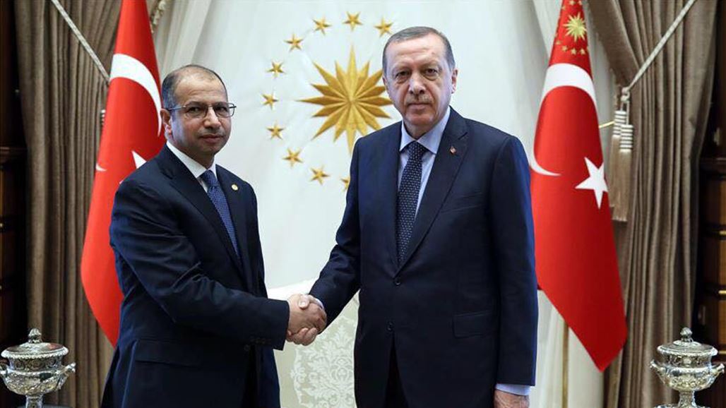 الجبوري يبحث مع اردوغان التنسيق الثنائي لتحقيق الاستقرار السياسي والامني والاقتصادي