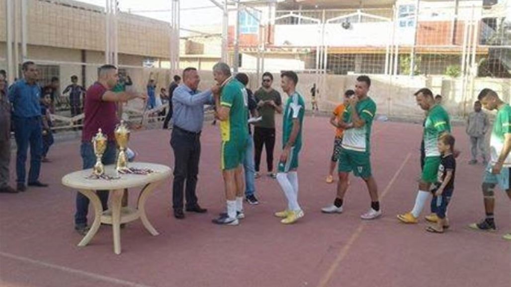 اختتام بطولة "المشجع قدوري" بخماسي الكرة في ديالى