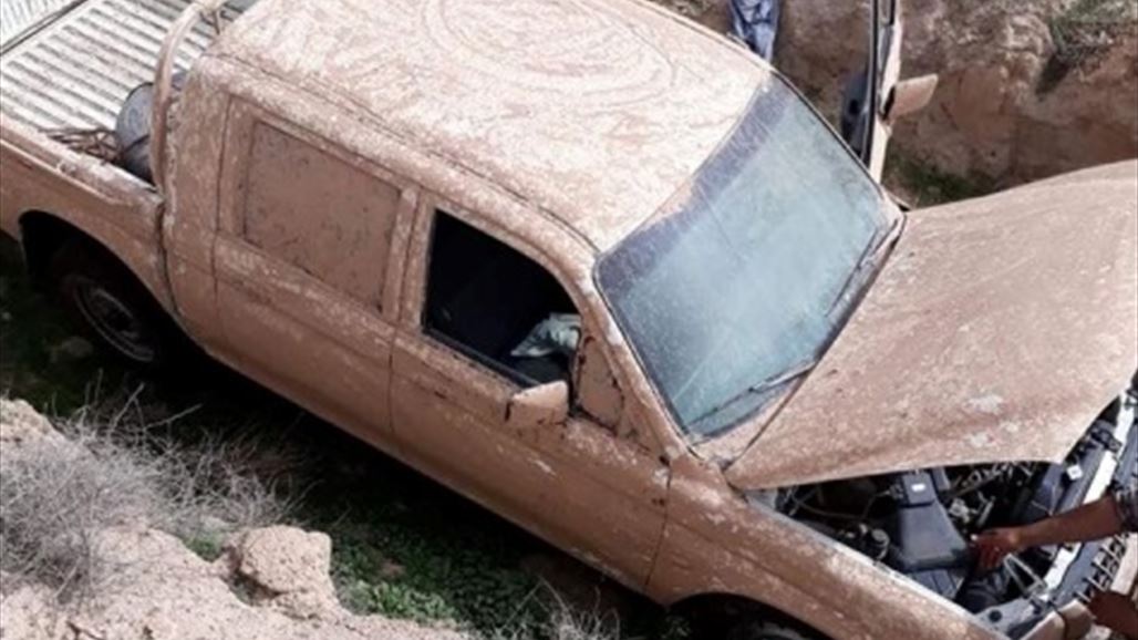 بالصور.. مركبة داعشية في "وادي جنت" بقبضة الحشد الشعبي