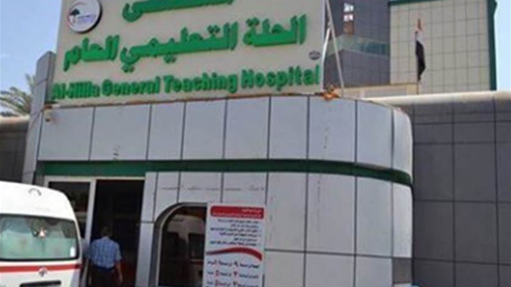 اندلاع حريق في احد طوابق مستشفى الحلة وسط بابل
