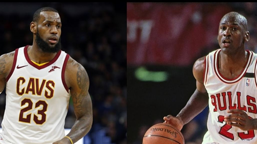 ليبرون جيمس يعادل رقم مايكل جوردان القياسي