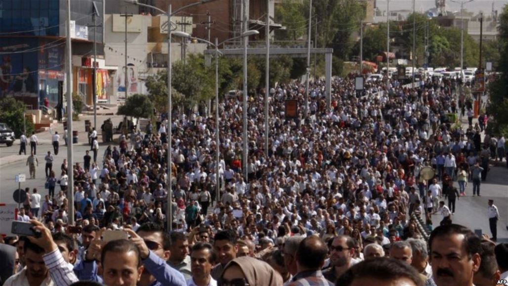 لليوم الخامس.. استمرار مظاهرات الموظفين في كردستان