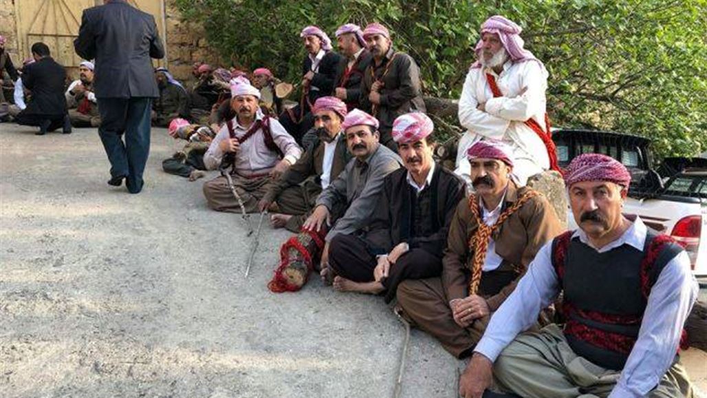 بالصور .. مراسم جمع الحطب في معبد لالش الايزيدي