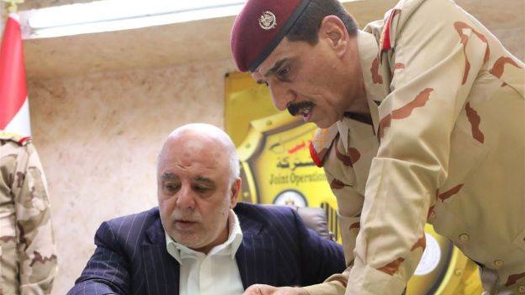 العبادي يطلع على عمليات تأمين الحدود العراقية