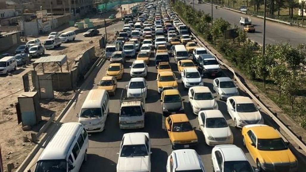 شلل شبه تام في حركة السير وسط بغداد