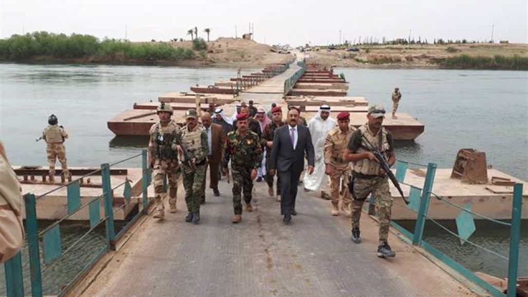 إعادة افتتاح جسر البيضة غربي الأنبار