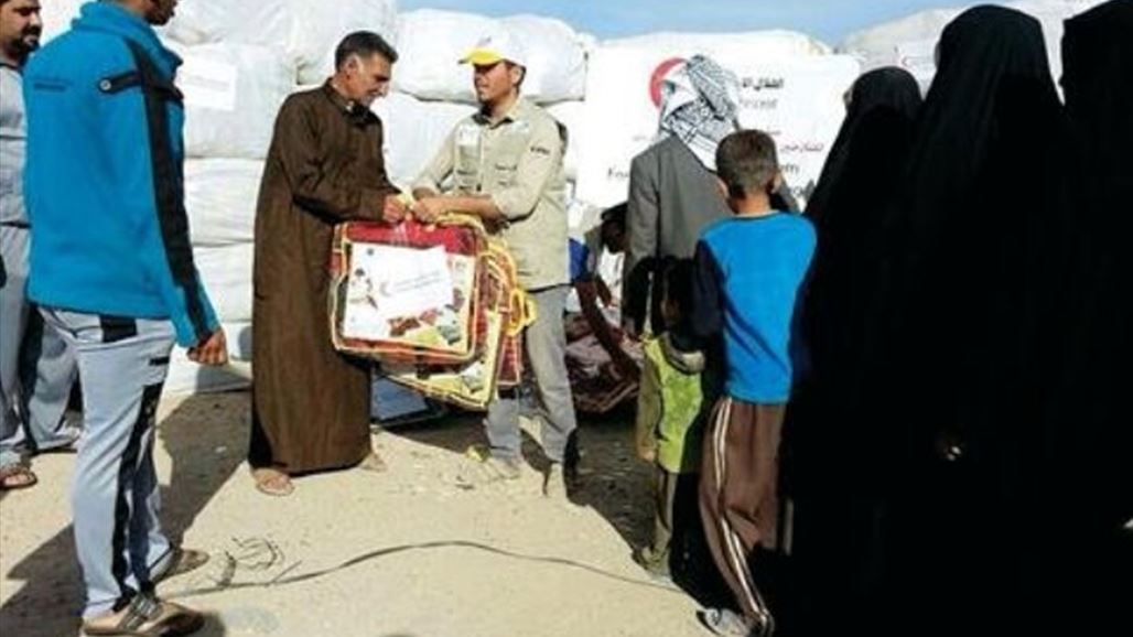 منظمة دولية توزع 2500 سلة غذائية على أهالي الرطبة