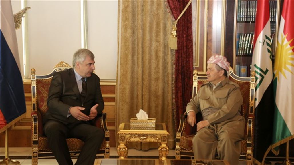 السفير الروسي يؤكد للبارزاني إستعداد بلاده للإستثمار في قطاع النفط بكردستان