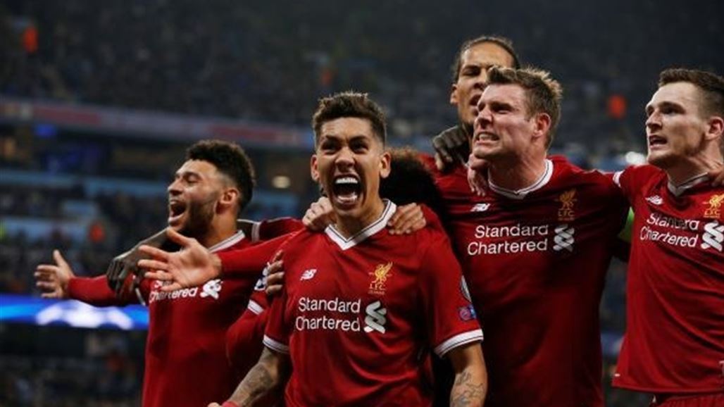 ليفربول يجدد فوزه على السيتي ويعبر لنصف نهائي دوري الابطال