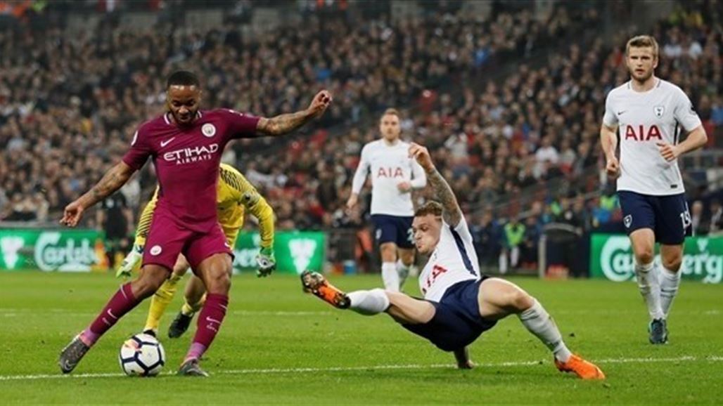 مانشستر سيتي يتخطى عقبة توتنهام ويقترب من حسم لقب البريمرليغ