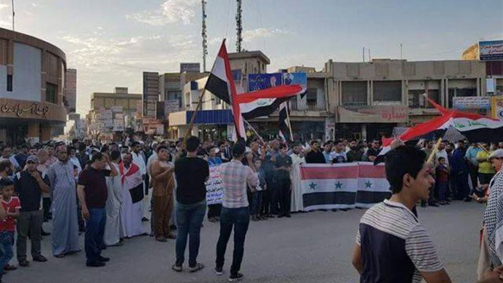 تظاهرات في البصرة والناصرية وواسط وميسان تنديداً بقصف سوريا