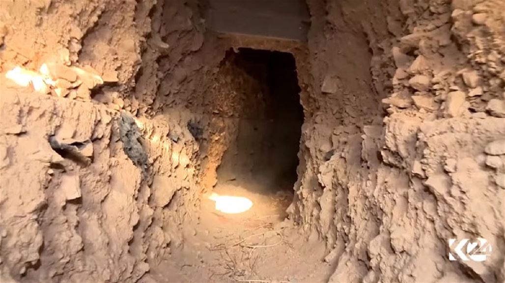 بالصور.. طمر نفق لـ"داعش" في القائم