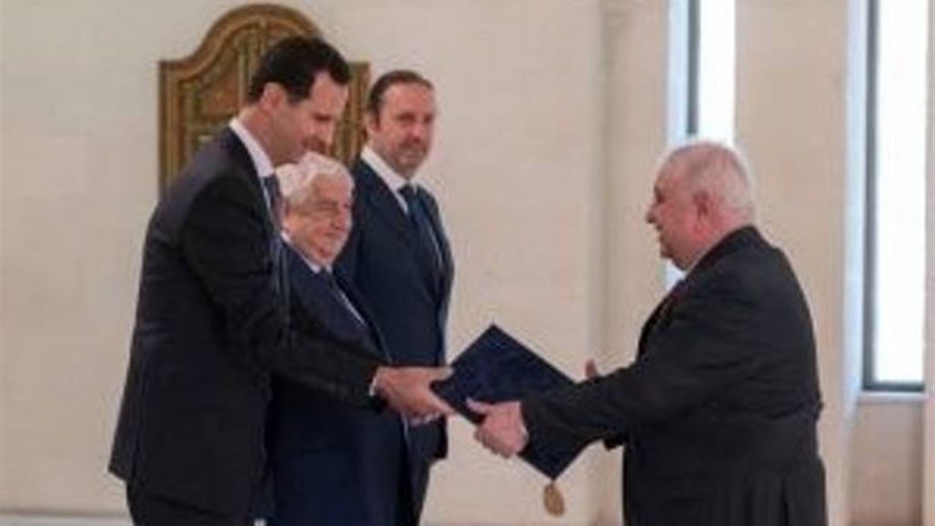 الأسد يقبل اوراق اعتماد سفير العراق الجديد في دمشق