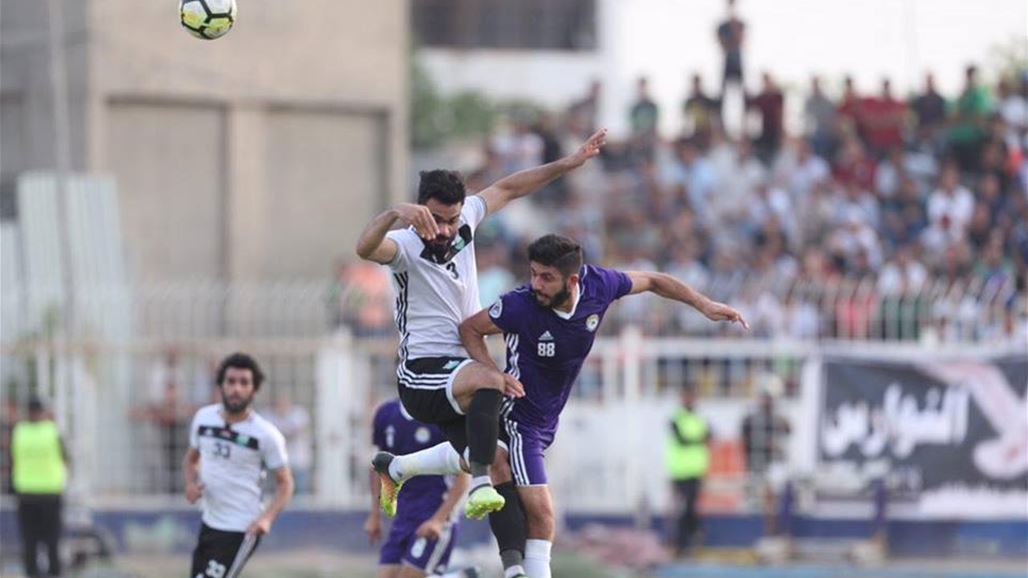 التعادل الايجابي يحسم ديربي النجف بالدوري الممتاز