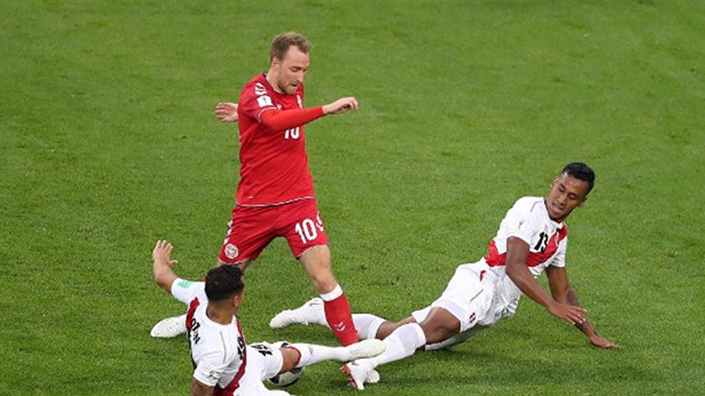 الدنمارك تتخطى عقبة بيرو في المونديال