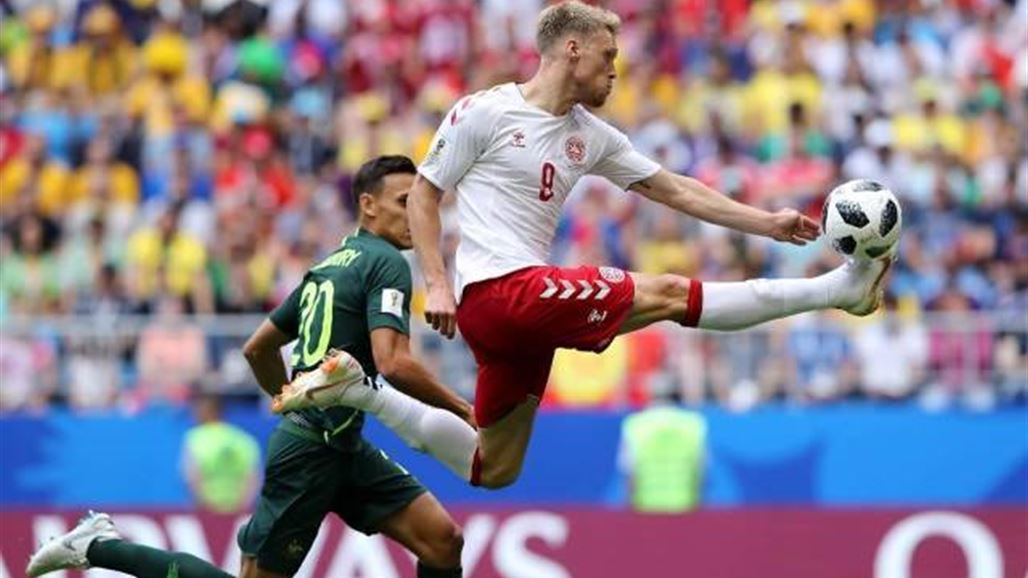 التعادل الايجابي يحسم مواجهة الدنمارك واستراليا في المونديال