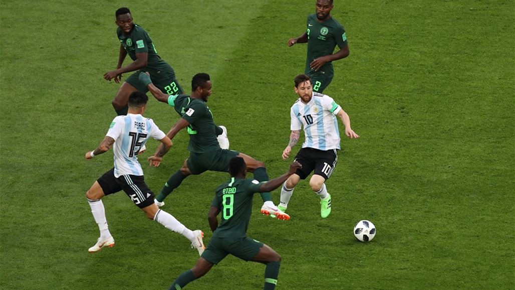 الأرجنتين تحقق حلم بلوغ ثمن نهائي المونديال بفوز دراماتيكي على نيجيريا