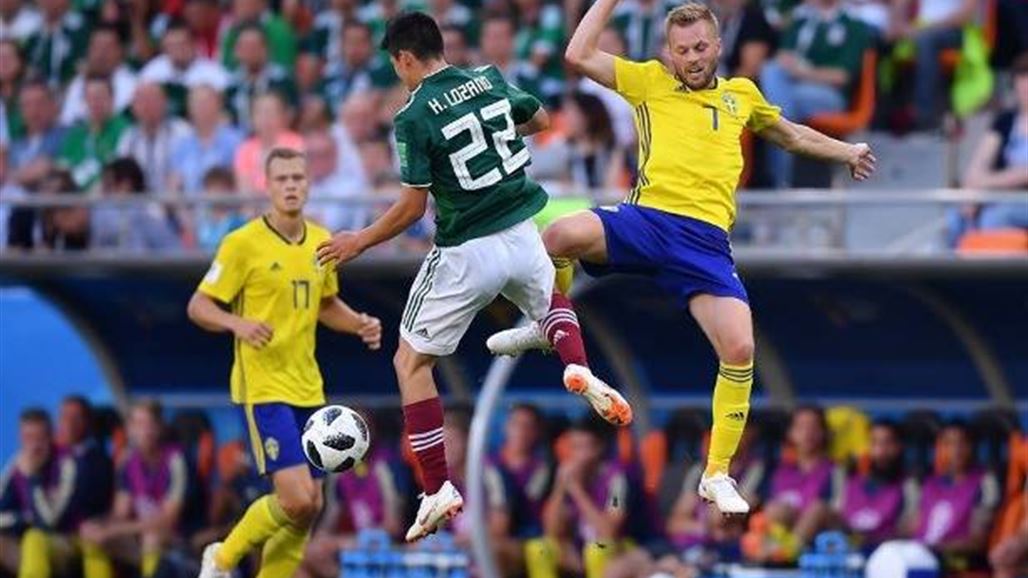 السويد تهزم المكسيك وتلحقها لثمن نهائي المونديال