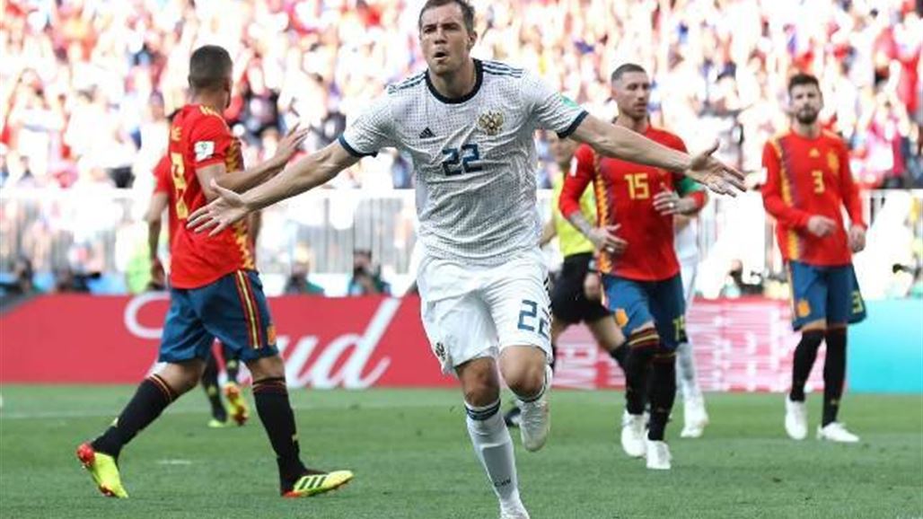 ركلات الحظ ترجح كفة روسيا على حساب اسبانيا في المونديال