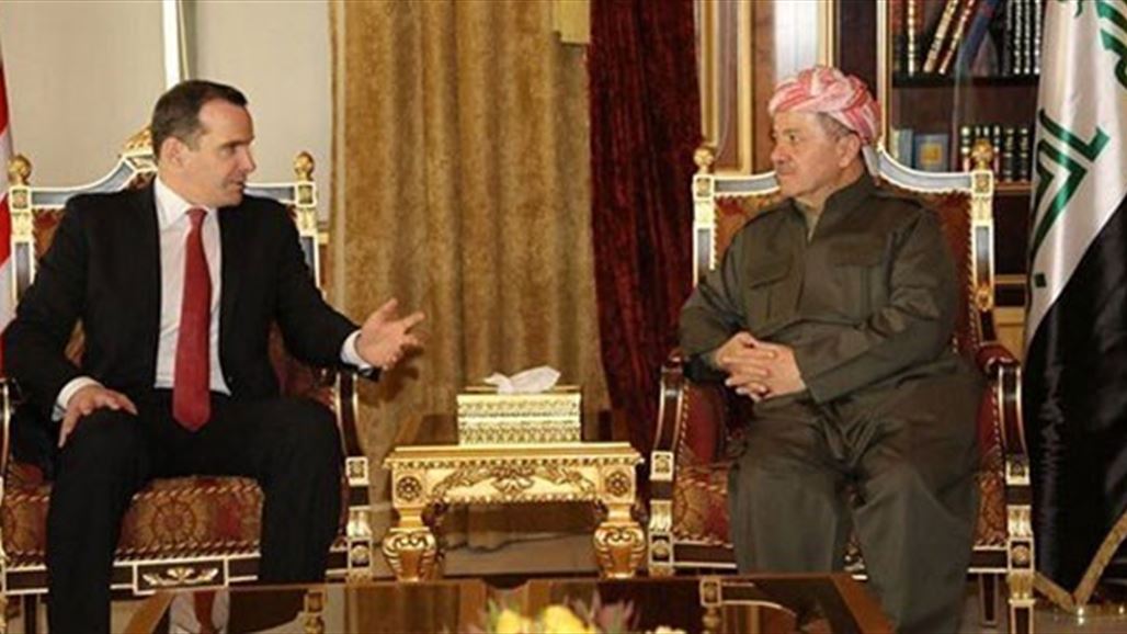 ماكغورك يؤكد للبارزاني استمرار الولايات المتحدة بمساعدة العراق وكردستان