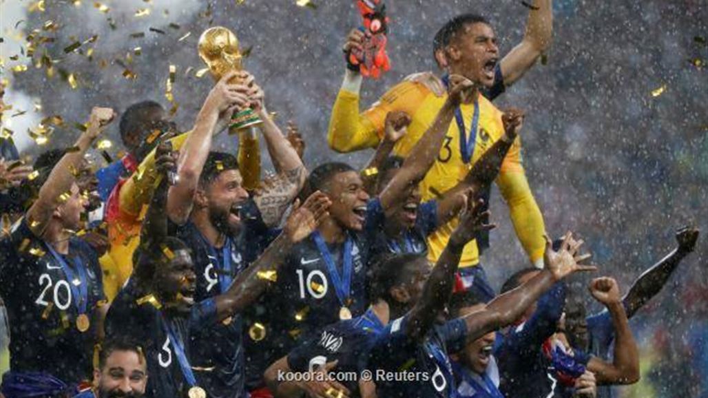 فرنسا تتوج بكأس العالم للمرة الثانية في تاريخها برباعية بشباك كرواتيا