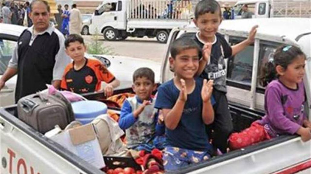 الموافقة على عودة 189اسرة نازخة إلى ناحية محررة بديالى