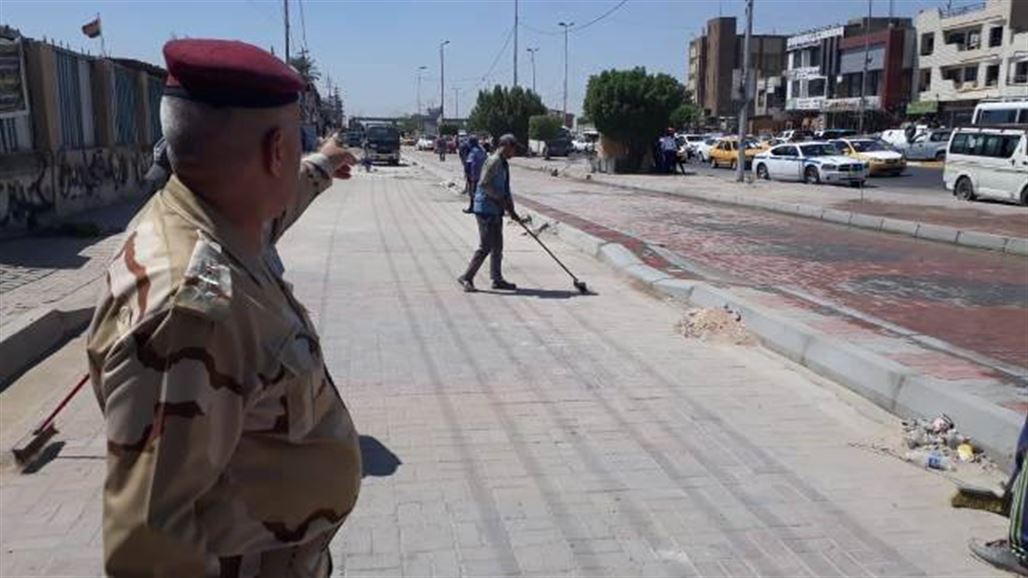 بالصور.. عمليات بغداد تعيد افتتاح شارعين بالعاصمة احدهما مغلق منذ 2003