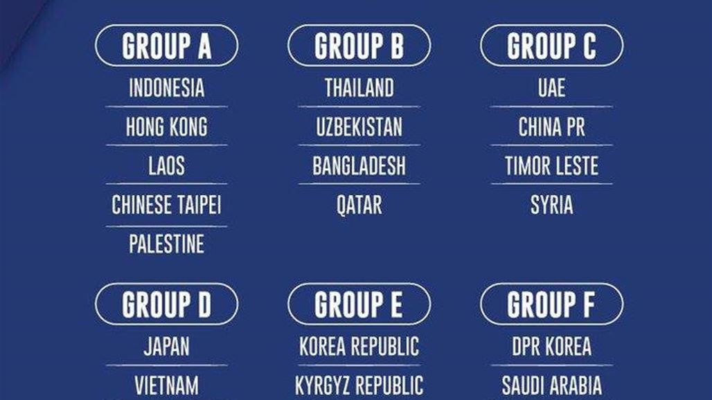 اعادة القرعة للمرة الثانية.. الامارات بدلا من العراق في دورة الالعاب الاسيوية