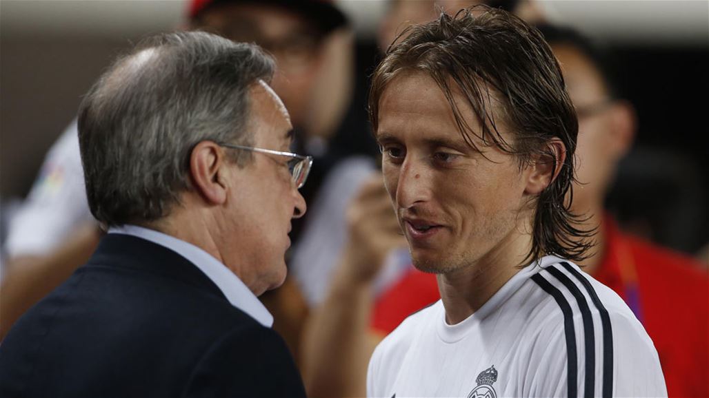 الكشف عن اتفاق بين مودريتش وبيريز بشأن رحيله عن ريال مدريد