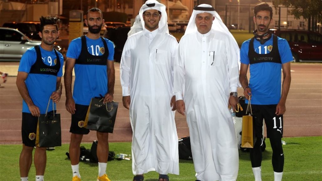 نادي قطر يكرم حسين علي لمستواه الرائع