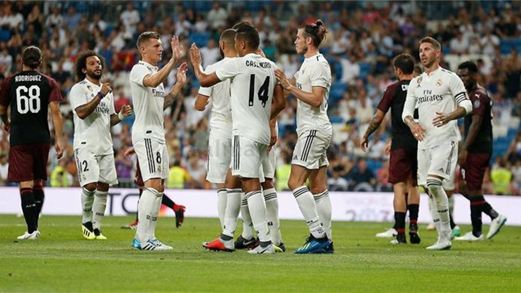 ريال مدريد يتغلب على ميلان ويحصد كأس البرنابيو