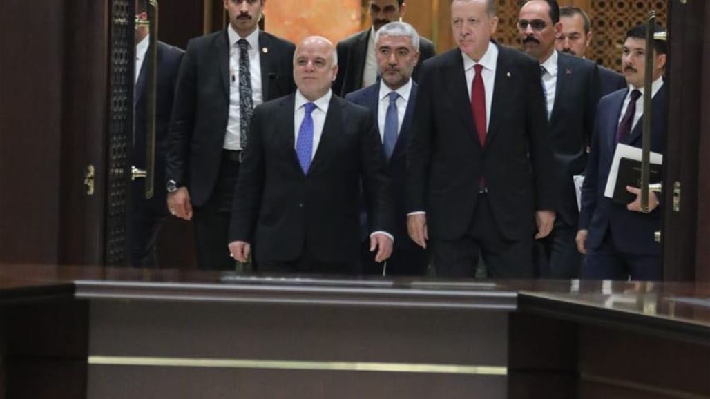 اردوغان يؤكد للعبادي على حصول العراق حصته الكاملة من المياه