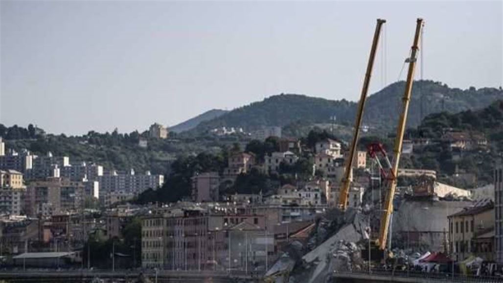 ارتفاع حصيلة قتلى الجسر الايطالي إلى 42