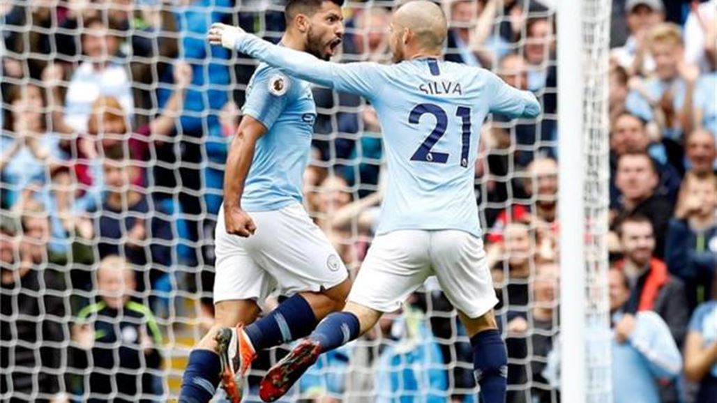 مانشستر سيتي يمطر شباك هيديرسفيلد بسداسية في البريميرليغ