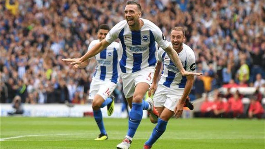 برايتون يفجر مفاجأة من العيار الثقيل بتغلبه على مانشستر يونايتد في البريميرليغ