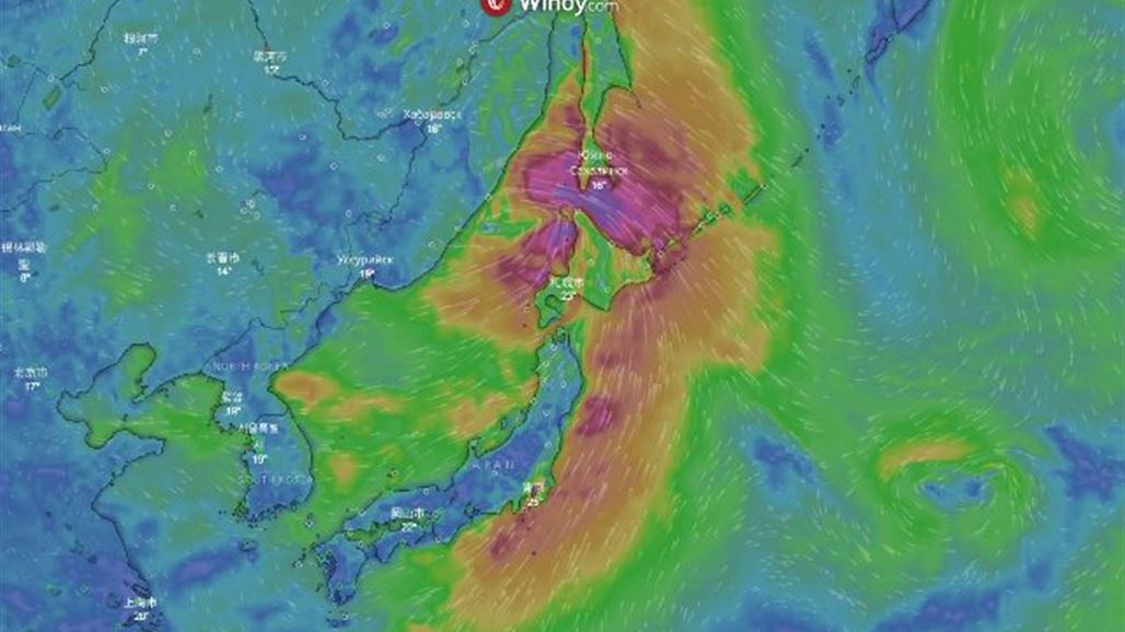 بالصور..أقوى إعصار يضرب اليابان منذ ربع قرن ويخلف قتلى وجرحى