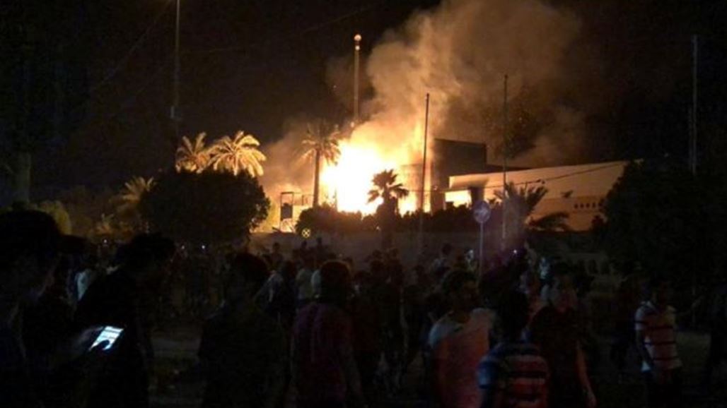 احراق مدرسة اهلية في مركز البصرة