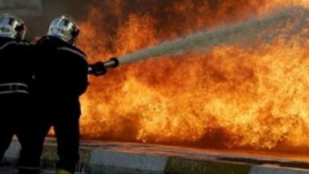 بالصور.. ما خلفه حريق وزارة البيئة في بغداد