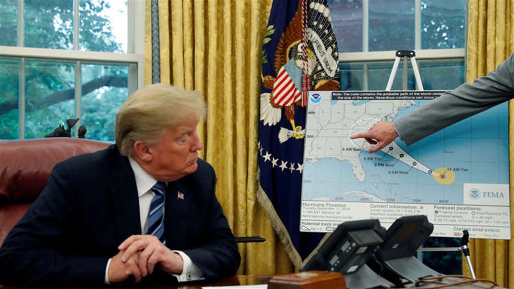 ترامب: سنواجه أكبر إعصار منذ عقود من الزمن