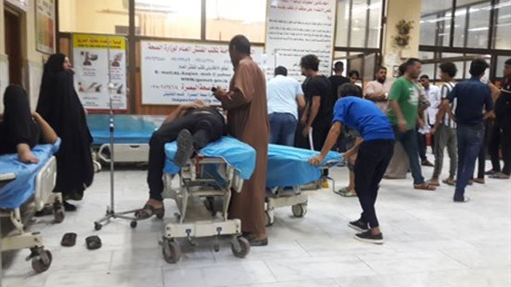 حقوق الإنسان تعلن ارتفاع المصابين بالتسمم في البصرة الى اكثر من 70 ألف حالة