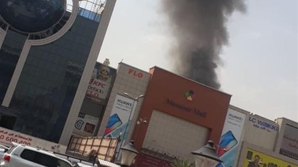 حريق في اسواق غربي بغداد يمتد الى روضة بجانبها