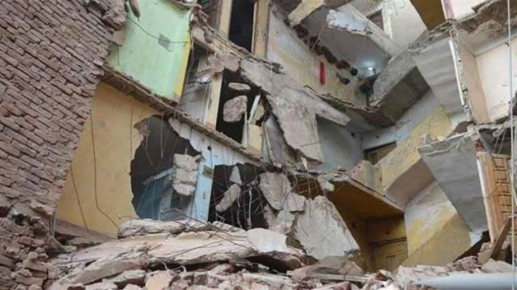 مصرع اثنين وإصابة آخرين بانهيار مبنى في القاهرة