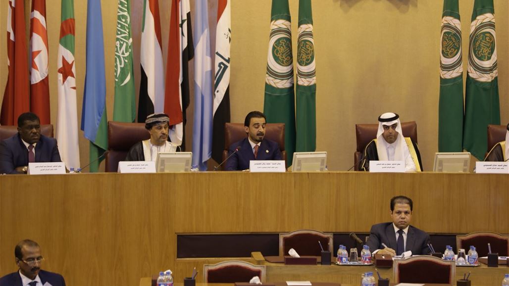 الحلبوسي بمؤتمر البرلماناتِ العربيةِ: يجب وضع برنامج واسع للقضاءِ على الإرهابِ